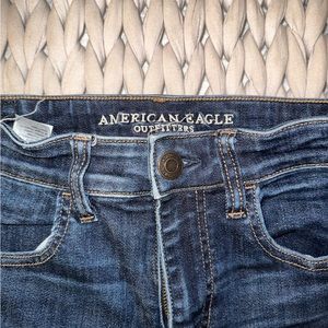 American Eagle ripped skinny jeans